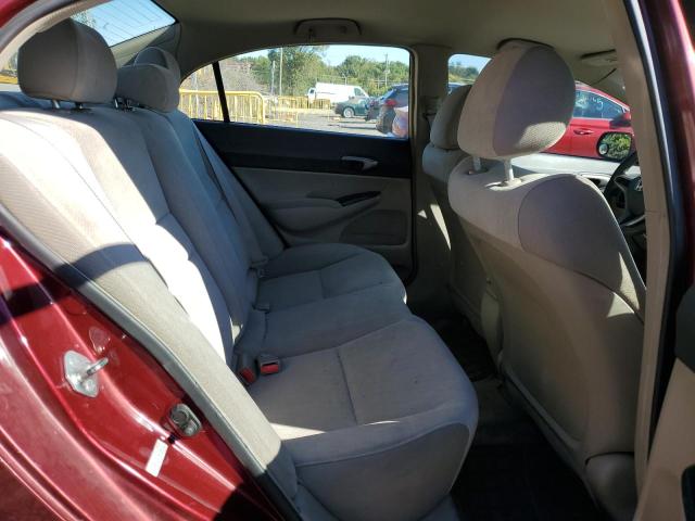 2HGFA1F53AH538691 - 2010 HONDA CIVIC LX ბურგუნდია ფოტო 10