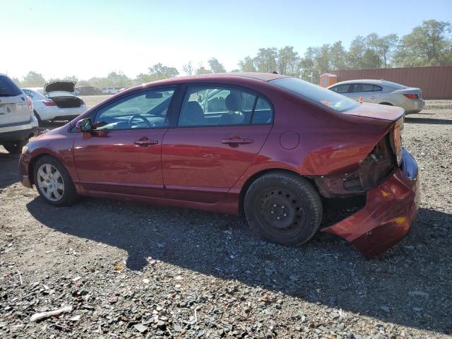 2HGFA1F53AH538691 - 2010 HONDA CIVIC LX ბურგუნდია ფოტო 2