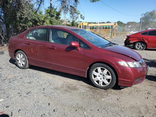 2HGFA1F53AH538691 - 2010 HONDA CIVIC LX ბურგუნდია ფოტო 4
