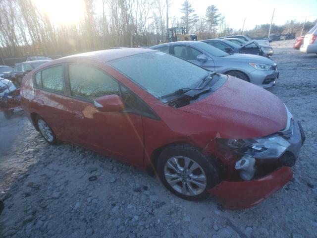 JHMZE2H70DS002586 - 2013 HONDA INSIGHT EX RED photo 4