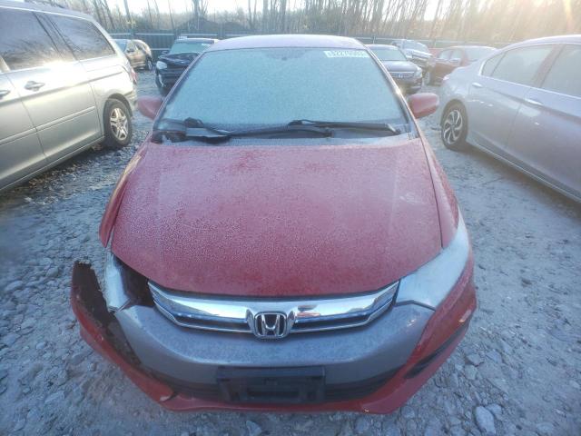 JHMZE2H70DS002586 - 2013 HONDA INSIGHT EX RED photo 5