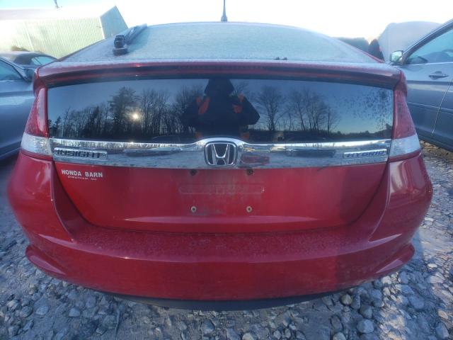 JHMZE2H70DS002586 - 2013 HONDA INSIGHT EX RED photo 6