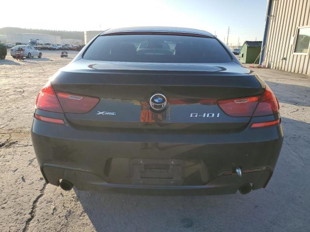 WBA6B8C51FD453861 - 2015 BMW 640 XI GRAN COUPE BLACK photo 6