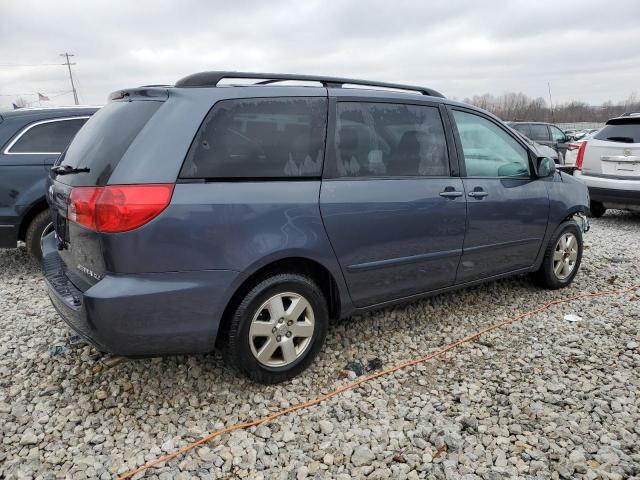 5TDZK22C78S117846 - 2008 TOYOTA SIENNA XLE BLUE photo 3