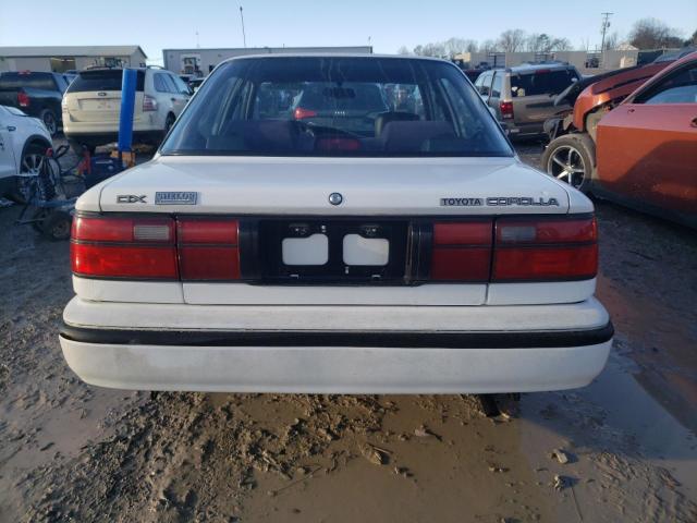 JT2AE94A7M3419215 - 1991 TOYOTA COROLLA DLX WHITE photo 6