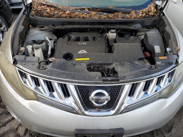 JN8AZ18U79W002446 - 2009 NISSAN MURANO S SILVER photo 12