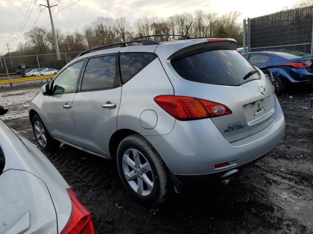 JN8AZ18U79W002446 - 2009 NISSAN MURANO S SILVER photo 2