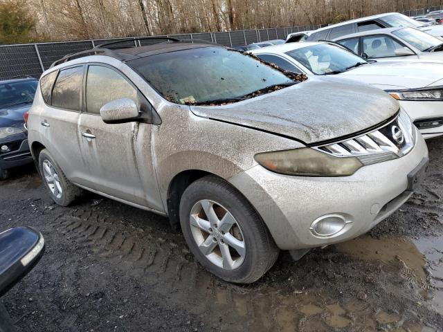 JN8AZ18U79W002446 - 2009 NISSAN MURANO S SILVER photo 4