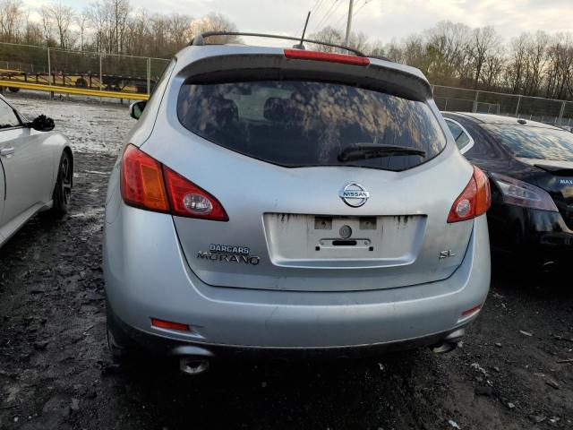 JN8AZ18U79W002446 - 2009 NISSAN MURANO S SILVER photo 6