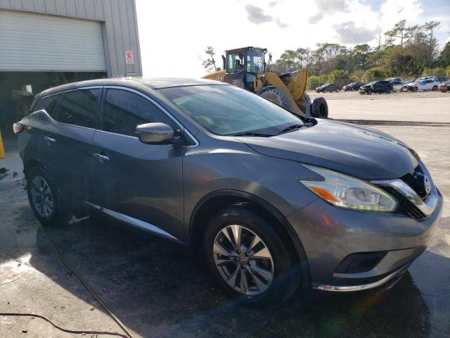 5N1AZ2MG6GN100139 - 2016 NISSAN MURANO S GRAY photo 4