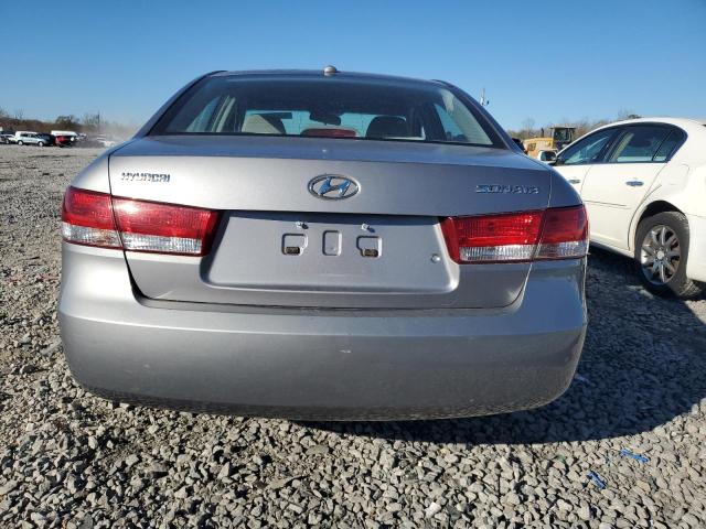 5NPET46C98H388477 - 2008 HYUNDAI SONATA GLS SILVER photo 6