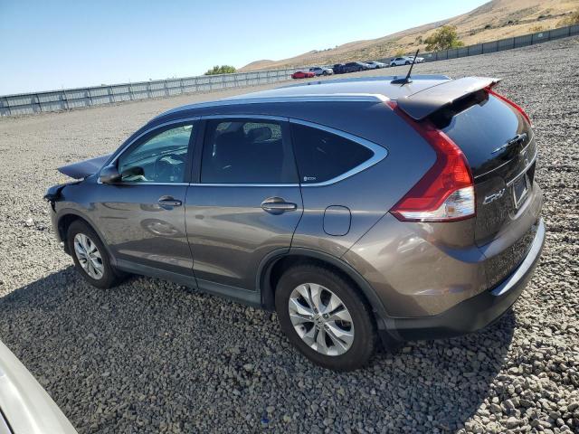 5J6RM4H71CL006357 - 2012 HONDA CR-V EXL GRAY photo 2