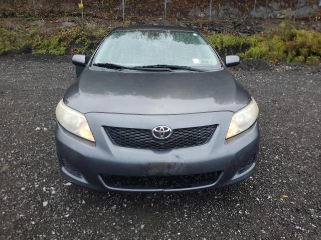 2T1BU4EE1AC200806 - 2010 TOYOTA COROLLA BASE GRAY photo 5