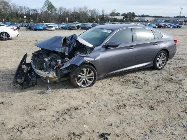 1HGCV1F12JA264063 - 2018 HONDA ACCORD LX GRAY photo 1