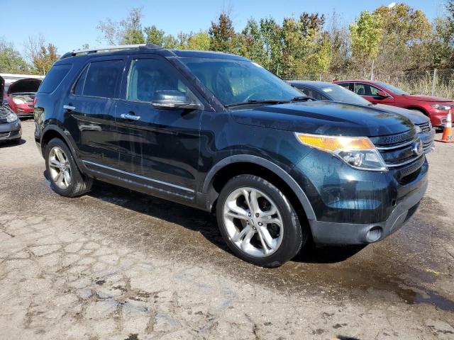 1FM5K8F86EGB95558 - 2014 FORD EXPLORER LIMITED 绿色 照片 4