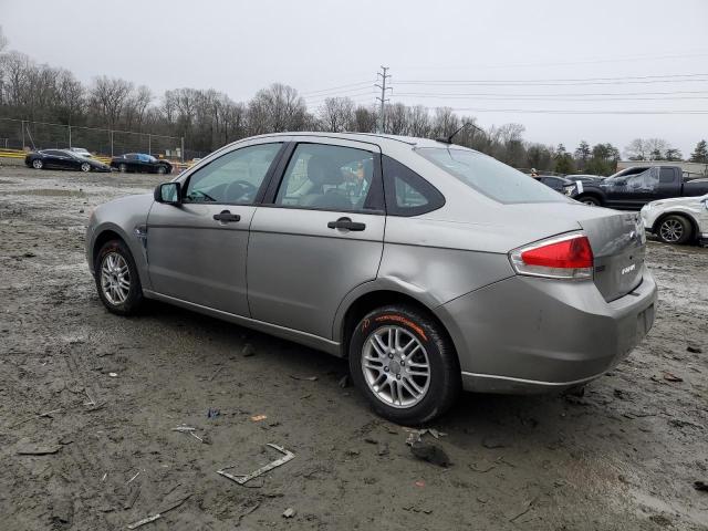 1FAHP35N38W198186 - 2008 FORD FOCUS SE GRAY photo 2