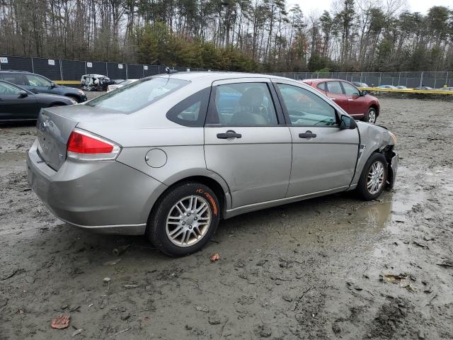 1FAHP35N38W198186 - 2008 FORD FOCUS SE GRAY photo 3