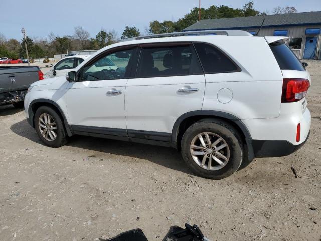 5XYKT3A60EG538025 - 2014 KIA SORENTO LX WHITE photo 2