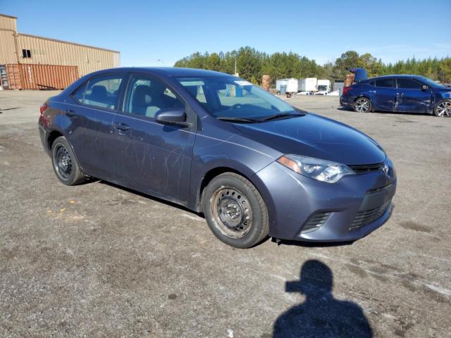 2T1BURHE3EC100074 - 2014 TOYOTA COROLLA L BLUE photo 4