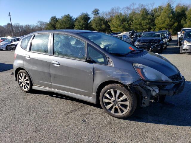 JHMGE8H56CC013447 - 2012 HONDA FIT SPORT GRAY photo 4