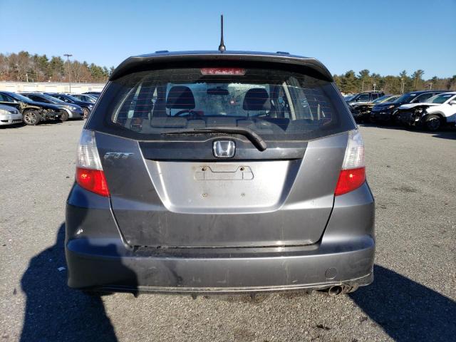 JHMGE8H56CC013447 - 2012 HONDA FIT SPORT GRAY photo 6