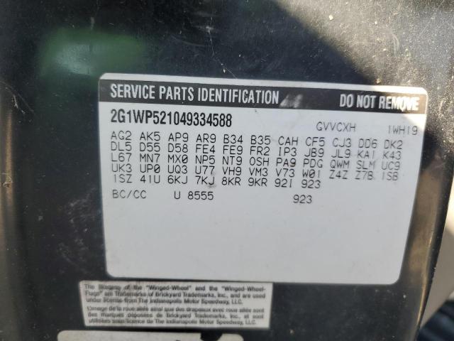 2G1WP521049334588 - 2004 CHEVROLET IMPALA SS BLACK photo 12