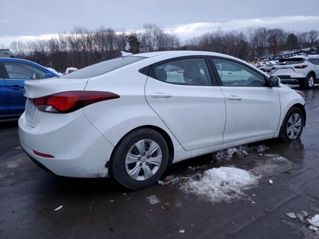 5NPDH4AE1GH794371 - 2016 HYUNDAI ELANTRA SE WHITE photo 3