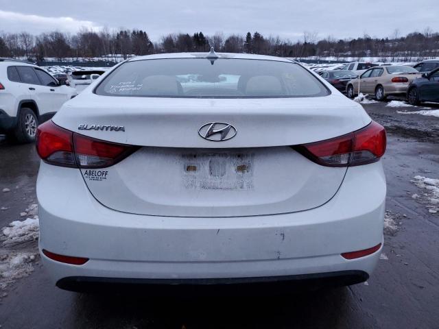 5NPDH4AE1GH794371 - 2016 HYUNDAI ELANTRA SE WHITE photo 6