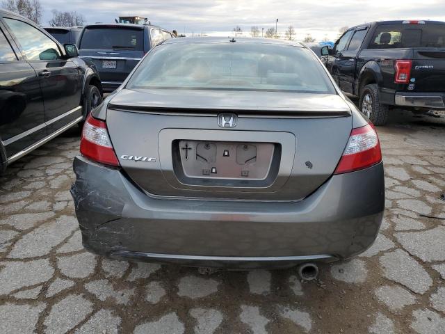 2HGFG118X7H574385 - 2007 HONDA CIVIC EX GRAY photo 6