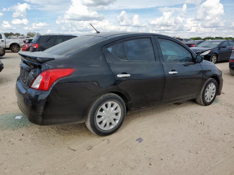 3N1CN7AP7KL835380 - 2019 NISSAN VERSA S BLACK photo 3
