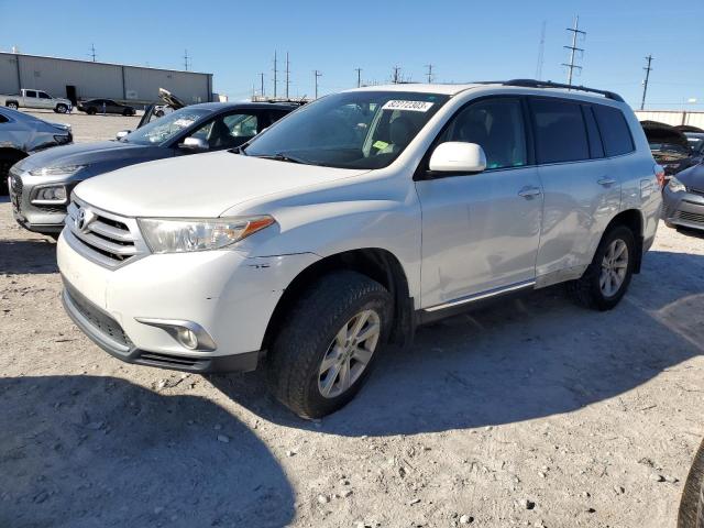 5TDZK3EH4CS062522 - 2012 TOYOTA HIGHLANDER BASE WHITE photo 1