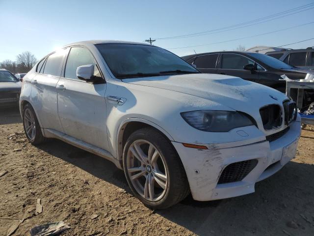 5YMGZ0C55DLL29980 - 2013 BMW X6 M WHITE photo 4