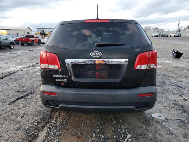 5XYKT3A18BG070089 - 2011 KIA SORENTO BASE BLACK photo 6