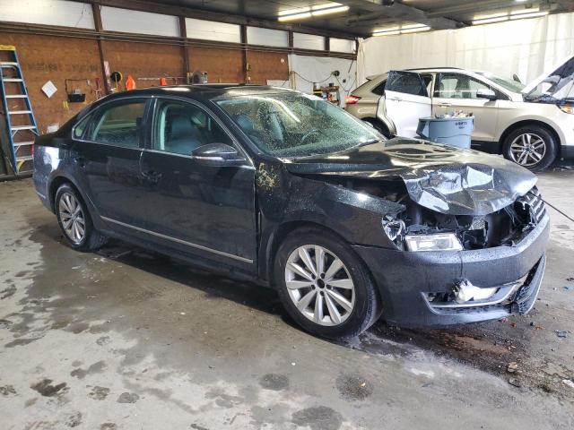 1VWCN7A30CC032401 - 2012 VOLKSWAGEN PASSAT SEL BLACK photo 4