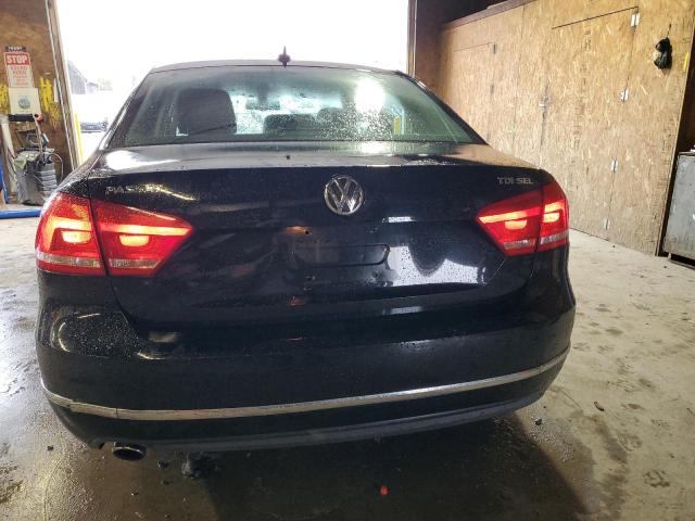 1VWCN7A30CC032401 - 2012 VOLKSWAGEN PASSAT SEL BLACK photo 6