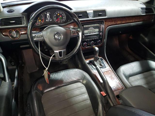 1VWCN7A30CC032401 - 2012 VOLKSWAGEN PASSAT SEL BLACK photo 8