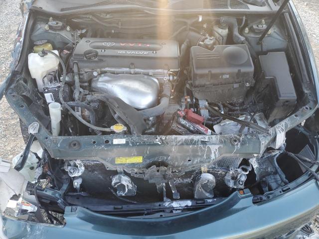 4T1BE30KX5U100129 - 2005 TOYOTA CAMRY LE GREEN photo 11