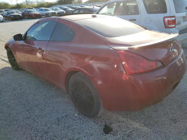 JNKCV64E39M601561 - 2009 INFINITI G37 BASE RED photo 2