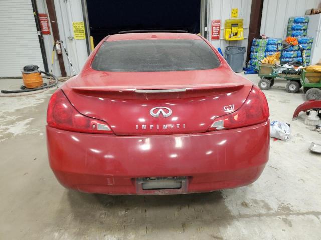 JNKCV64E39M601561 - 2009 INFINITI G37 BASE RED photo 6