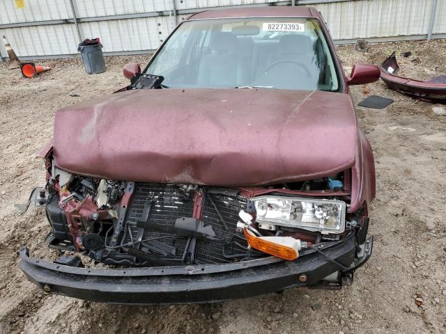 1HGCB765XNA064942 - 1992 HONDA ACCORD LX BURGUNDY photo 5