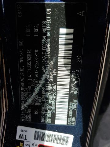 5TDKDRBH4PS519077 - 2023 TOYOTA HIGHLANDER L Көк фото 13