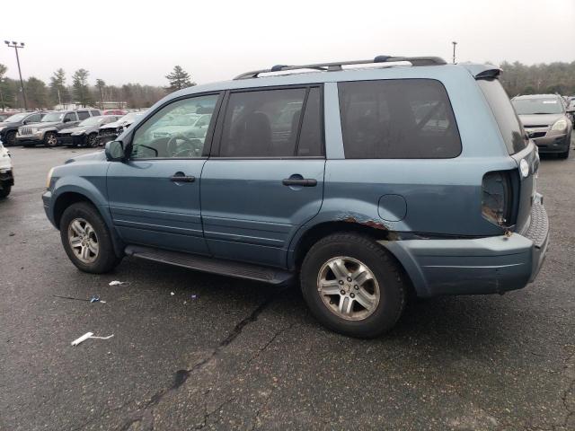 2HKYF18575H545047 - 2005 HONDA PILOT EXL GRAY photo 2