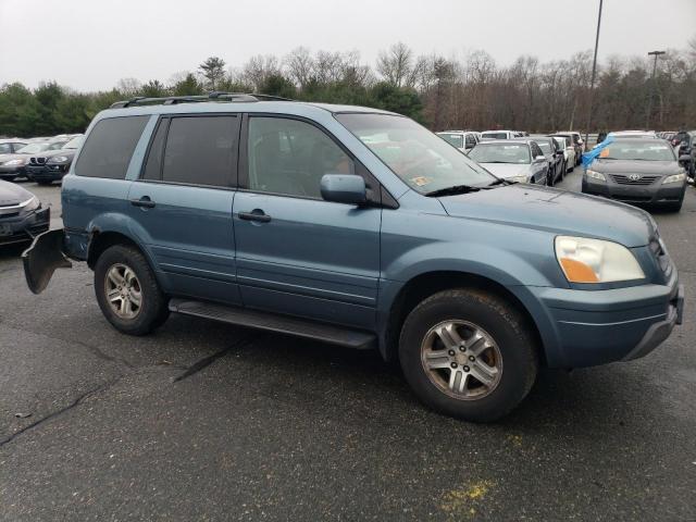 2HKYF18575H545047 - 2005 HONDA PILOT EXL GRAY photo 4