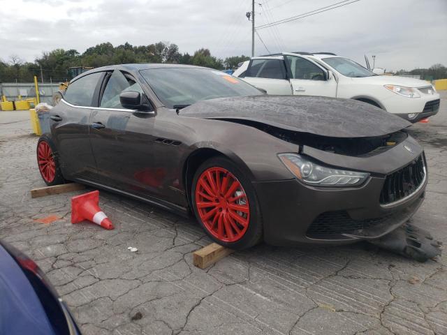 ZAM57RTA0E1124003 - 2014 MASERATI GHIBLI S 棕色 照片 4