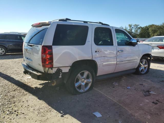 1GNSCCE07DR145507 - 2013 CHEVROLET TAHOE C1500 LTZ WHITE photo 3