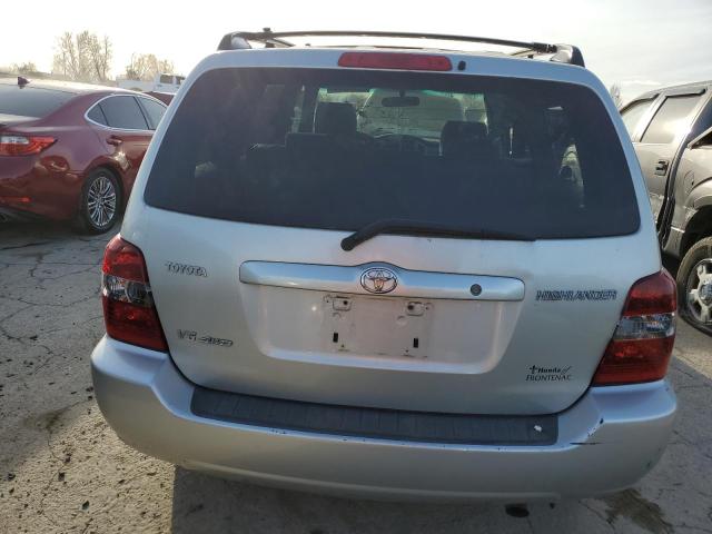 JTEEP21A840037027 - 2004 TOYOTA HIGHLANDER SILVER photo 6