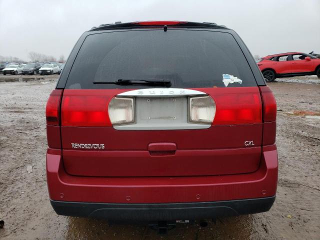 3G5DA03L96S582242 - 2006 BUICK RENDEZVOUS CX RED photo 6