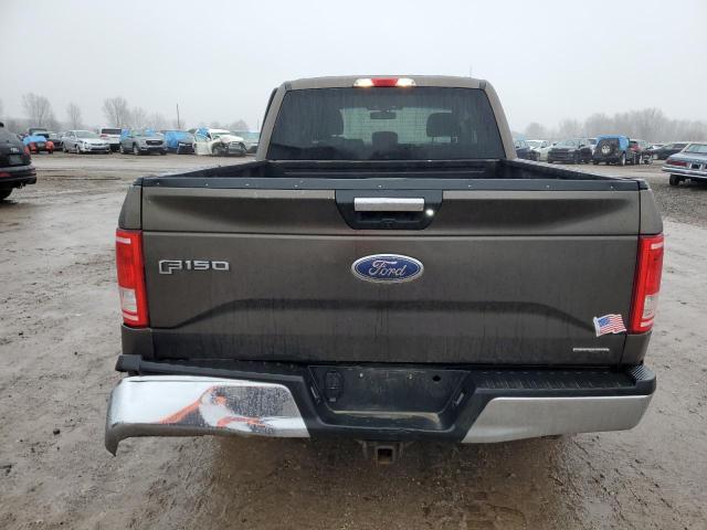 1FTFX1EF7GFD44604 - 2016 FORD F150 SUPER CAB BROWN photo 6