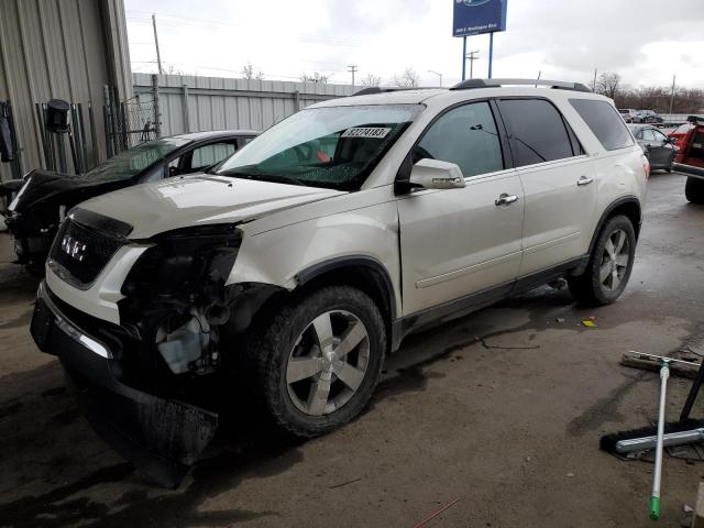 1GKKVRED7BJ407924 - 2011 GMC ACADIA SLT-1 WHITE photo 1