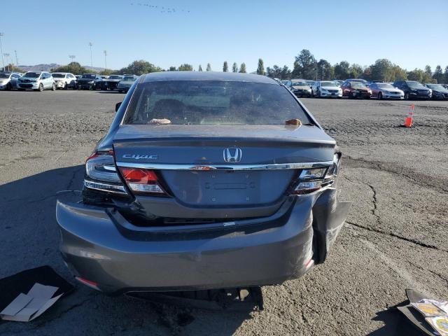 19XFB2F58DE274353 - 2013 HONDA CIVIC LX GRAY photo 6